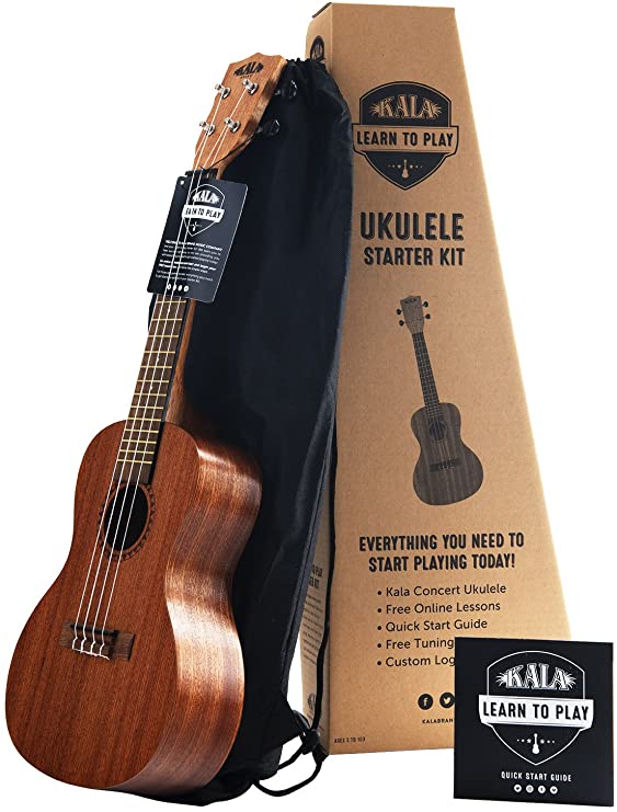  Kala “Learn to Play” Concert Ukulele (Starter Kit)